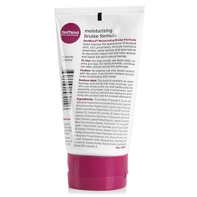 Dermend Moisturizing Bruise Formula Cream 4.5 fl oz – Skin-Strengthening & Bruise-Reducing Moisturizer