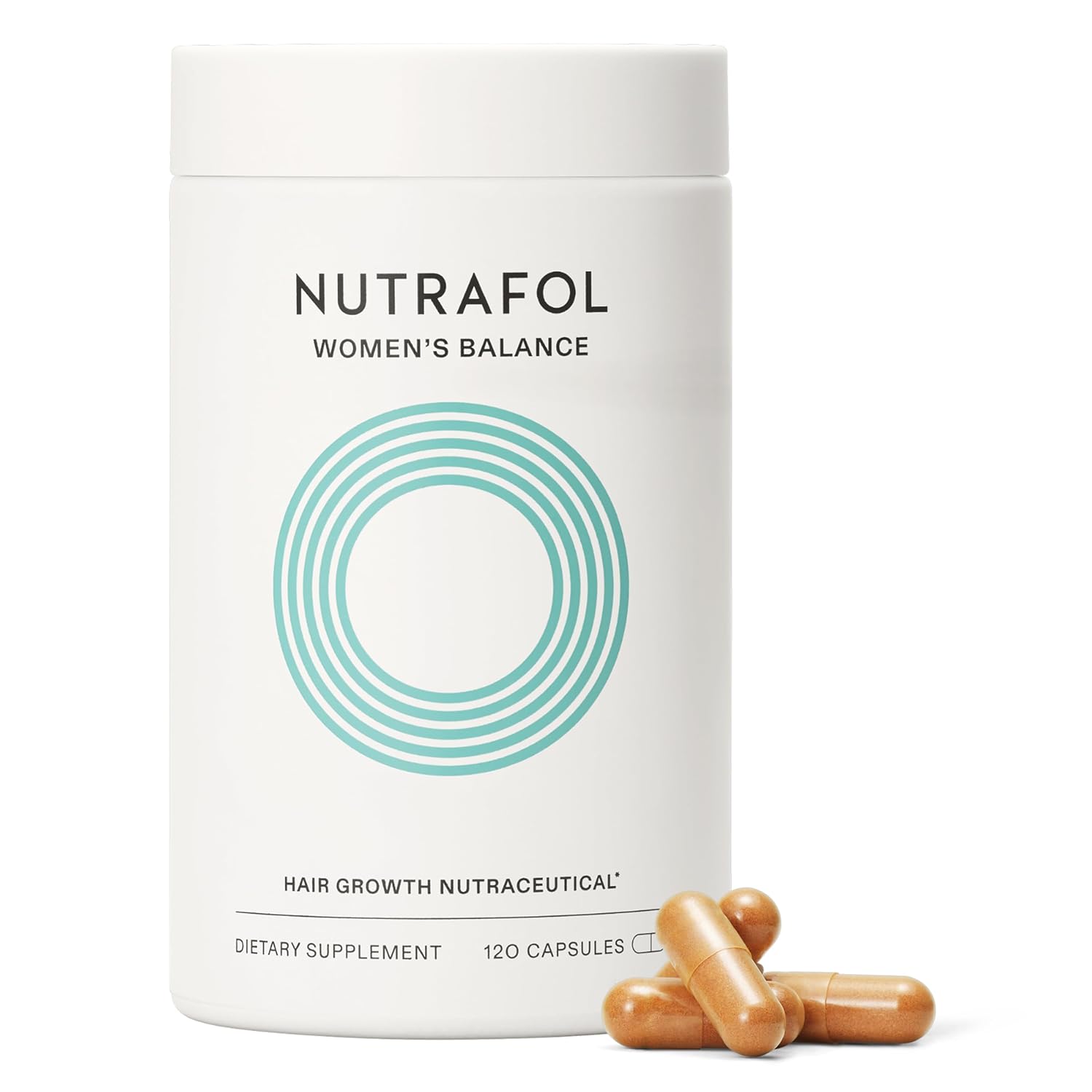 Nutrafol Women's Balance Hair Growth Supplements, Ages 45 and Up, Clinically Proven for Visibly Thicker Hair and Scalp Coverage, Dermatologist...