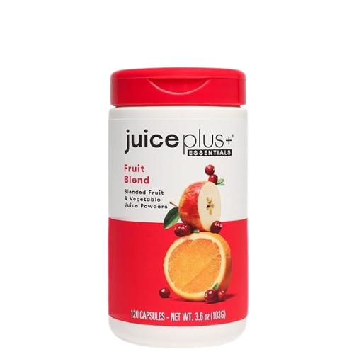 JuicePlus+ Fruit and Vegetable Blend: for Solid Nutritional Foundation - Boost Family's Health with 20 Fruits & Veggies Plus Plant Nutrients - Prepacked 2 Bottles (60 Servings of Fruit, 60 of Veg)