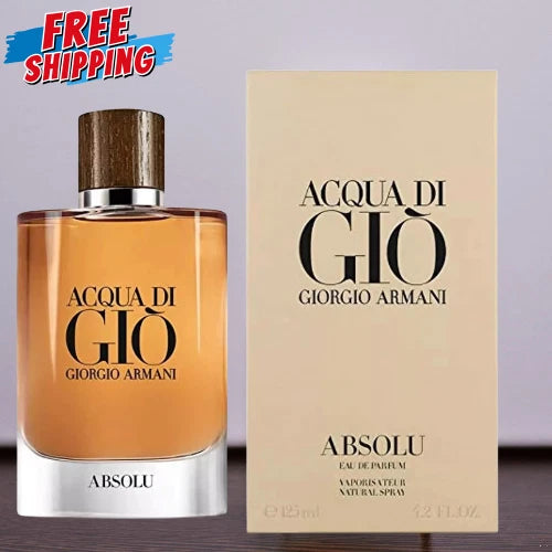 Giorgio Armani Acqua Di Giò Absolu Eau de Parfum 4.2 oz for Men - New & Sealed